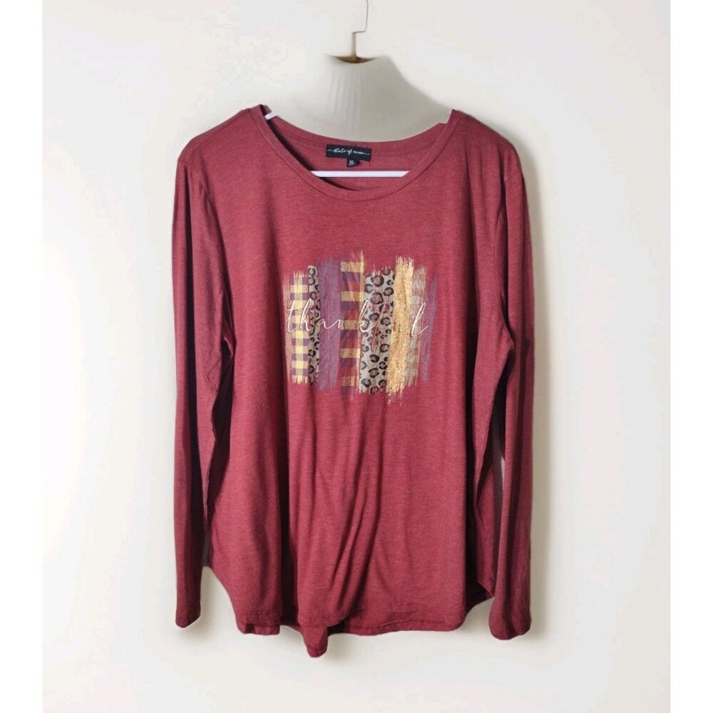 State Of Mine Top XL Long Sleeve Fall Casual